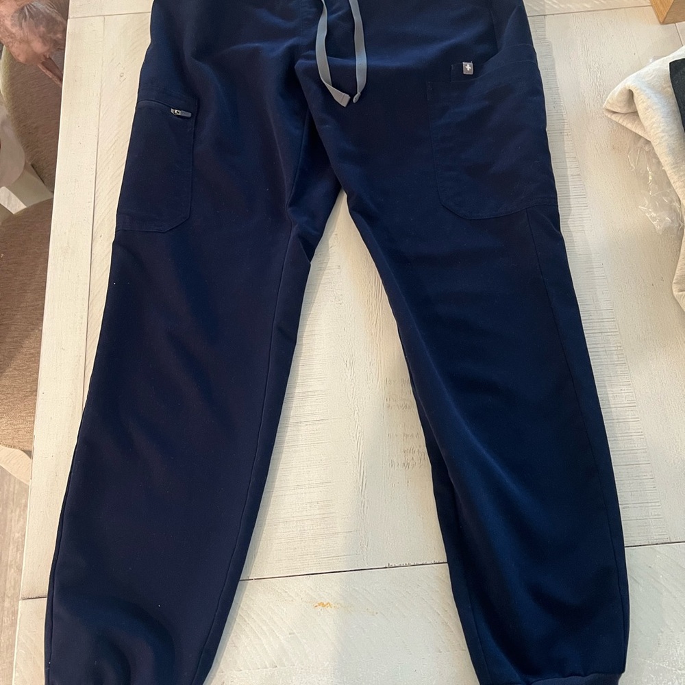 Navy Blue Jogger scrub Pants